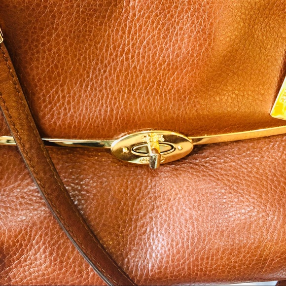 Coach Leather Satchel with Shoulder Strap - Picture 5 of 5